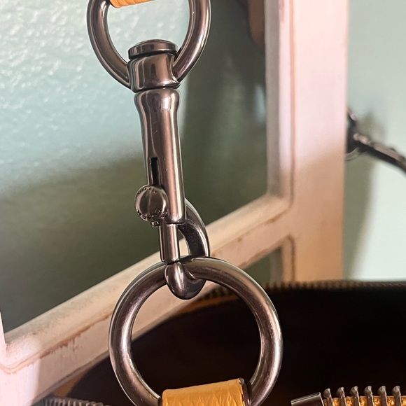 Coach ABBY Duffle Crossbody Bag 2-Way QB/Honey NWT - Picture 7 of 15